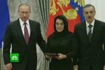 Президент вручил награду родителям полицейского из Дагестана